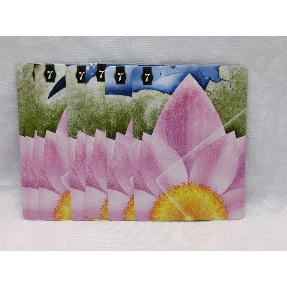 7 Frosted Lotus Petals Board Game Promo Cards